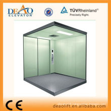 Hairless stainless steel passenger elevator with small machine room